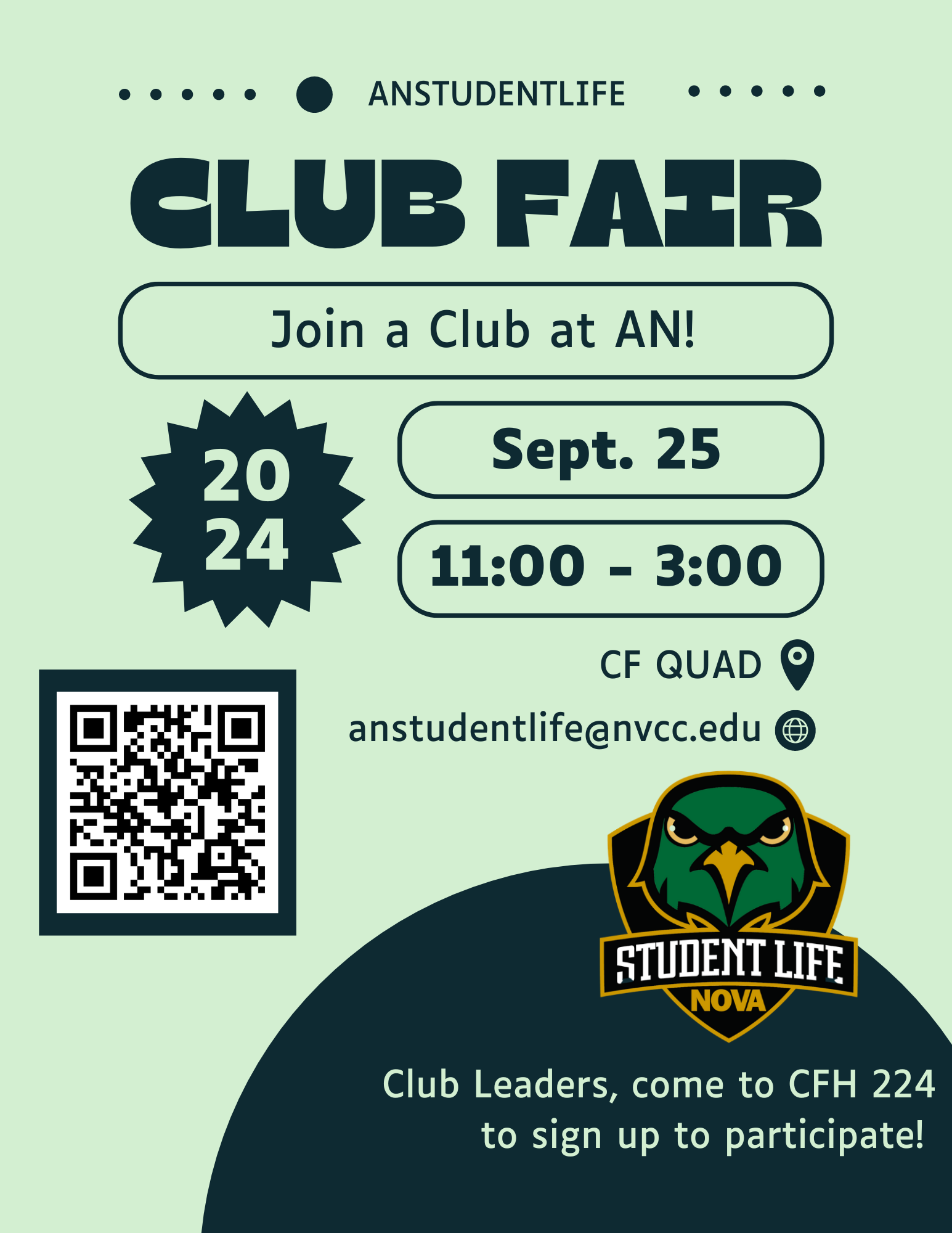 Poster for Annandale Club Fair