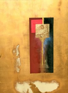 Mark Howe, Venetian Origins 1, 23kt Gold-leaf on Claybord, 18” x 24’