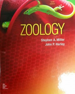 This is the 10th edition of our textbook for zoology. It will be required for Spring 2016. 