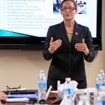 Janet S. Clarke, Business Development Manager presents to Russian delegation