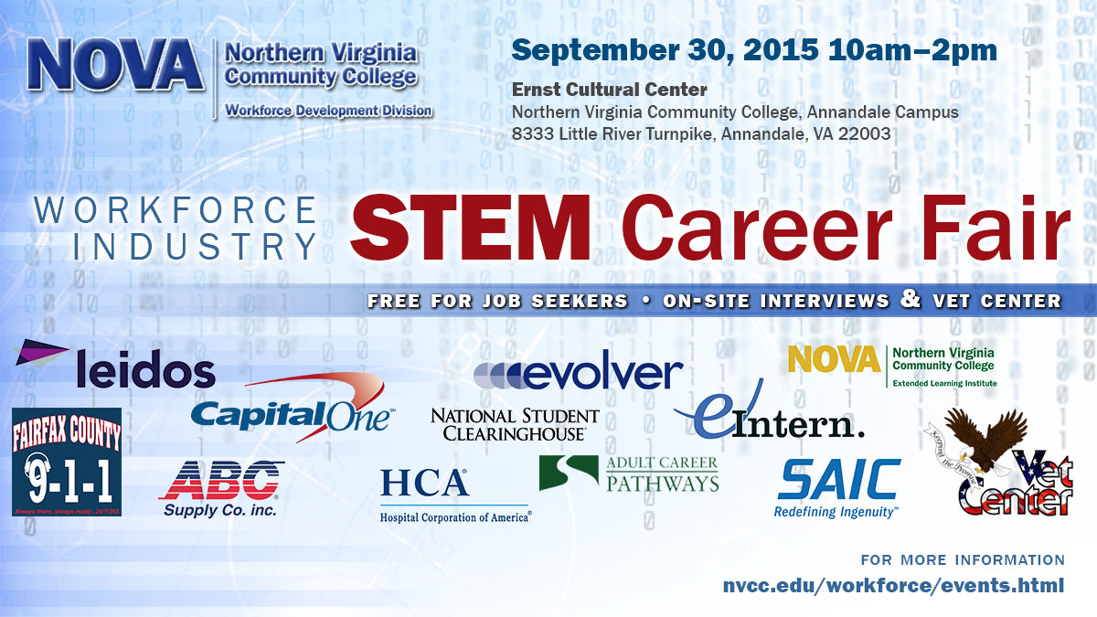 NOVA STEM Career Fair, September 2015