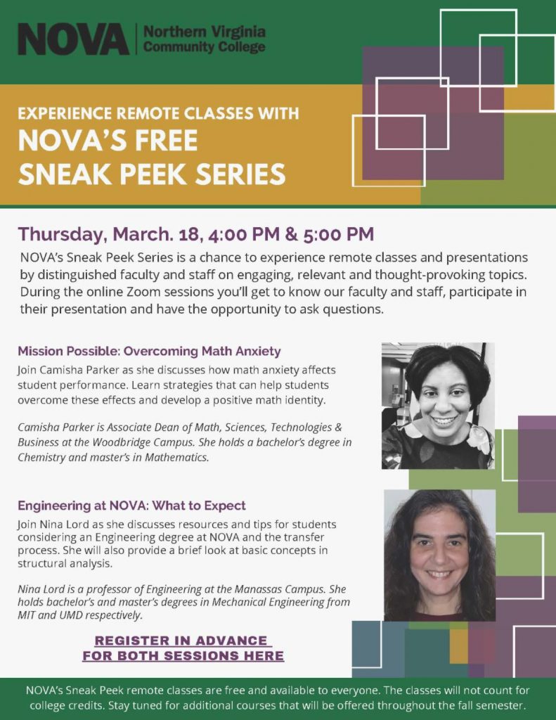 NOVA Sneak Peek March 2021
