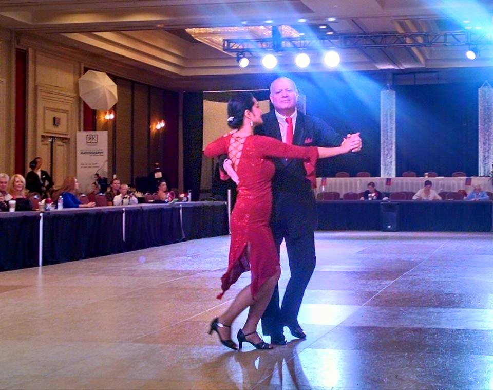 Prof. Alan Golombek and his wife Thuy on the Dance Floor
