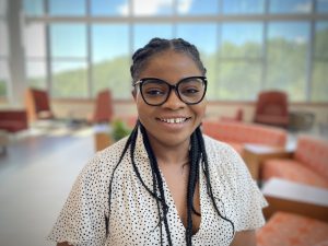 Photo of student turned faculty member Albertine Djoumou Nkombou