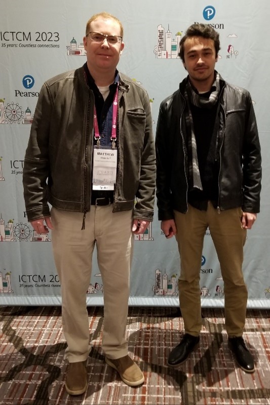 Professor Matthew Westerhoff and Justin Cox