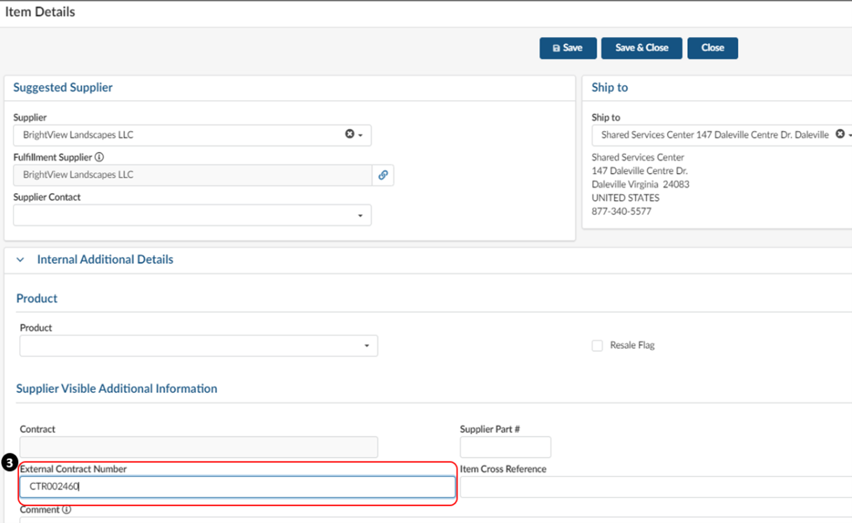 Screenshot: Item Details. If you need assistance in accessing the information in this image, please contact Emily Southers, ESouthers at nvcc dot edu