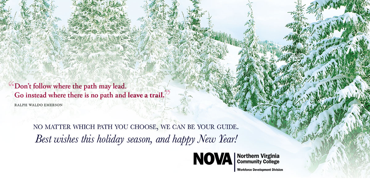 Happy Holidays from NOVA Workforce Development Division!